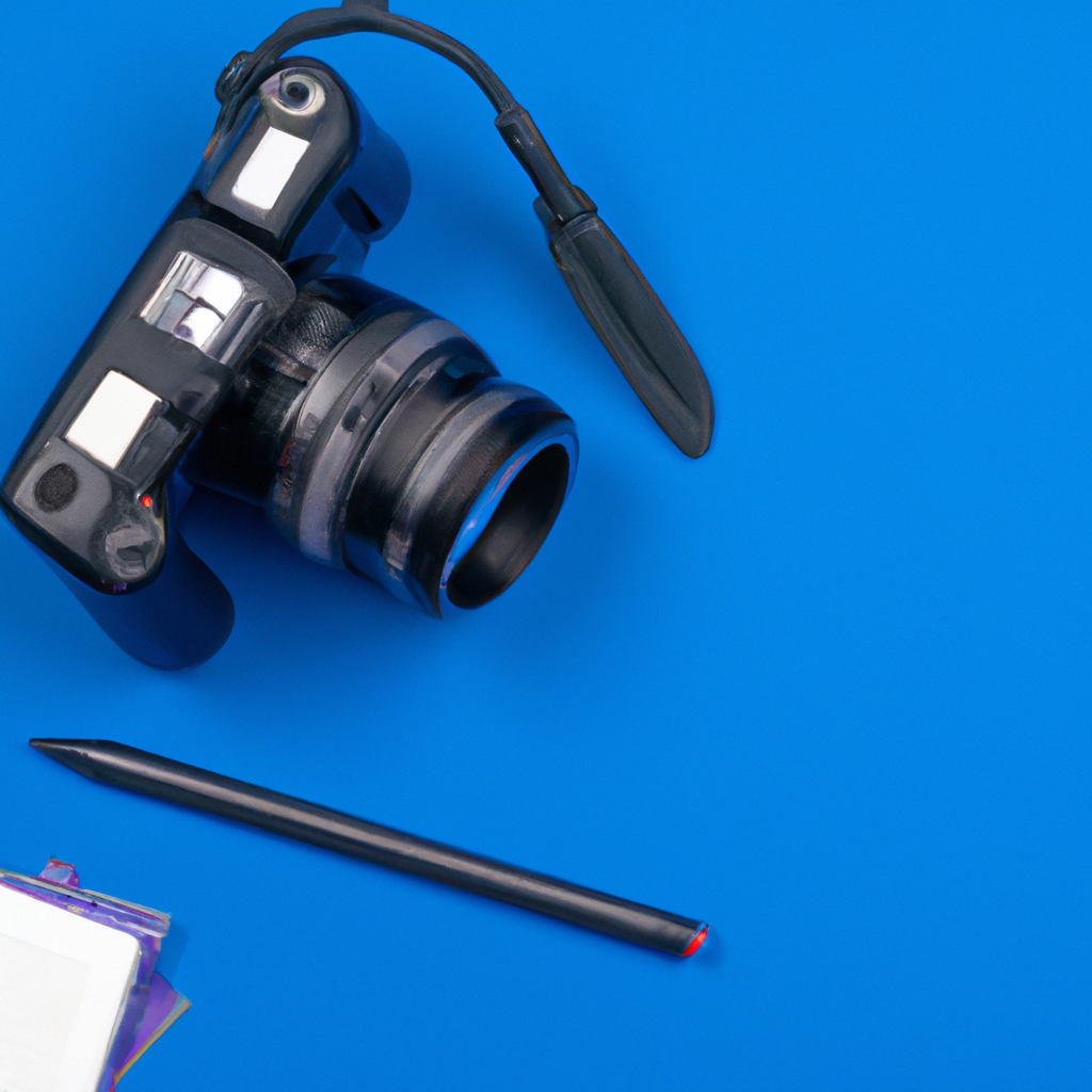 Estudiante de periodismo tomando notas en una sala de redacción contemporánea